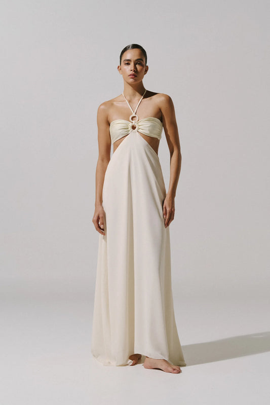 YVON IVORY MAXI DRESS