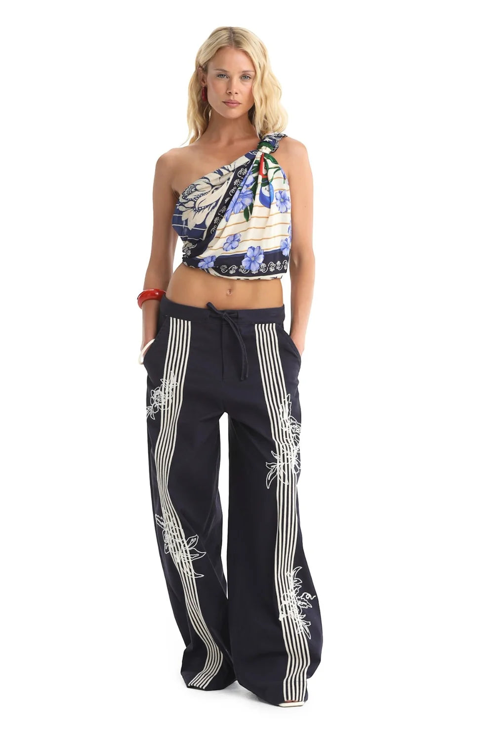 LILA VARSITY PANT