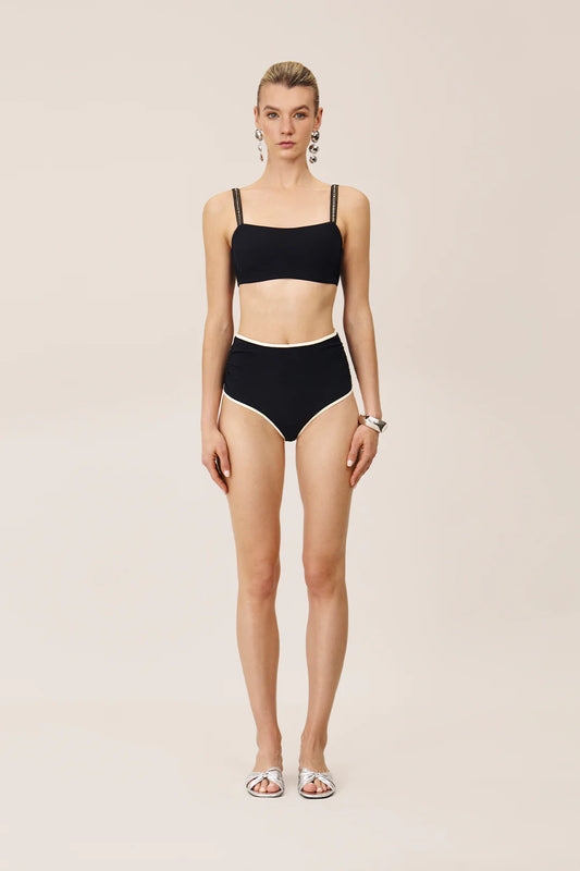 CORAL BLACK BIKINI