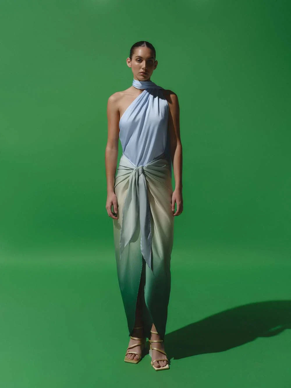 LORA ALGAE DRESS