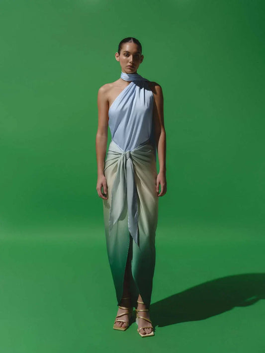 LORA ALGAE DRESS