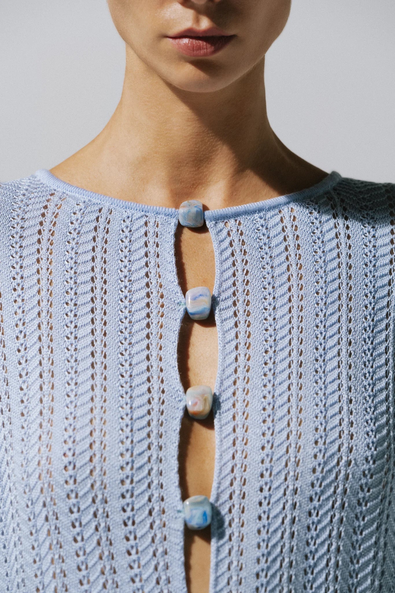 MAMU MAXI BABY BLUE DRESS