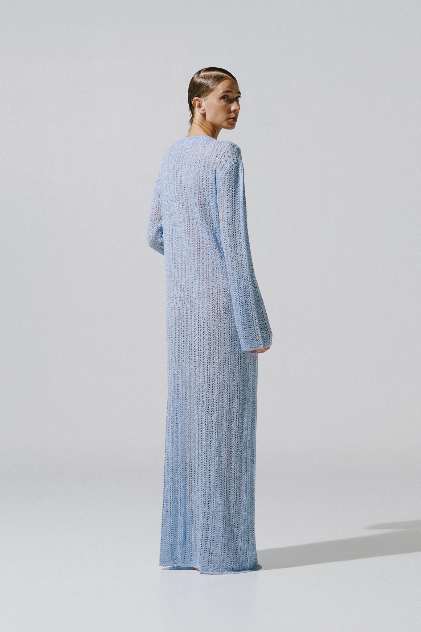 MAMU MAXI BABY BLUE DRESS