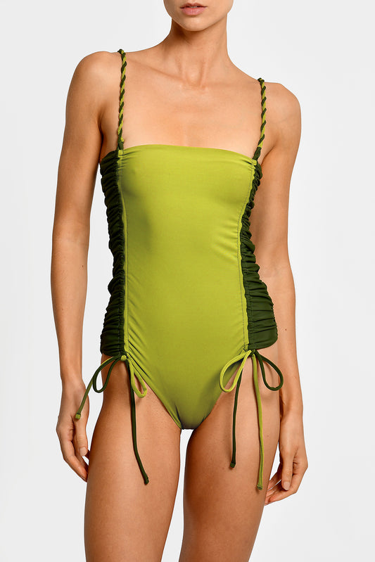 MANUELA RANA GREEN ONE PIECE