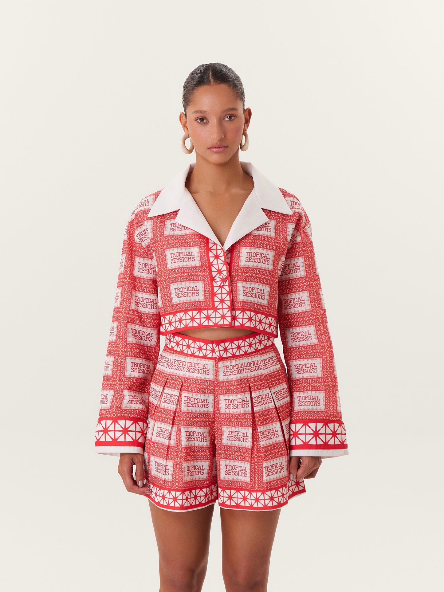 TROPICAL SHORTS PINK