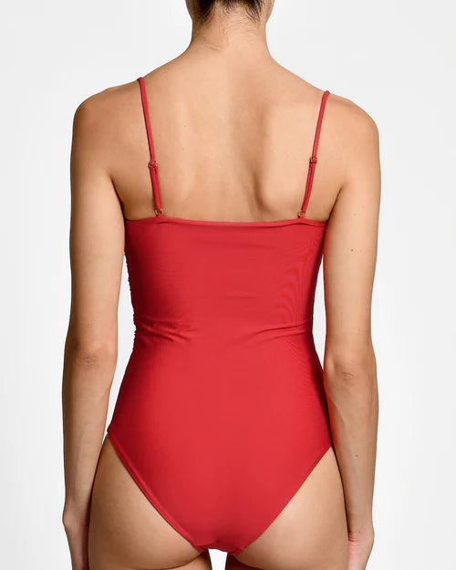 MONIQUE RED ONE PIECE