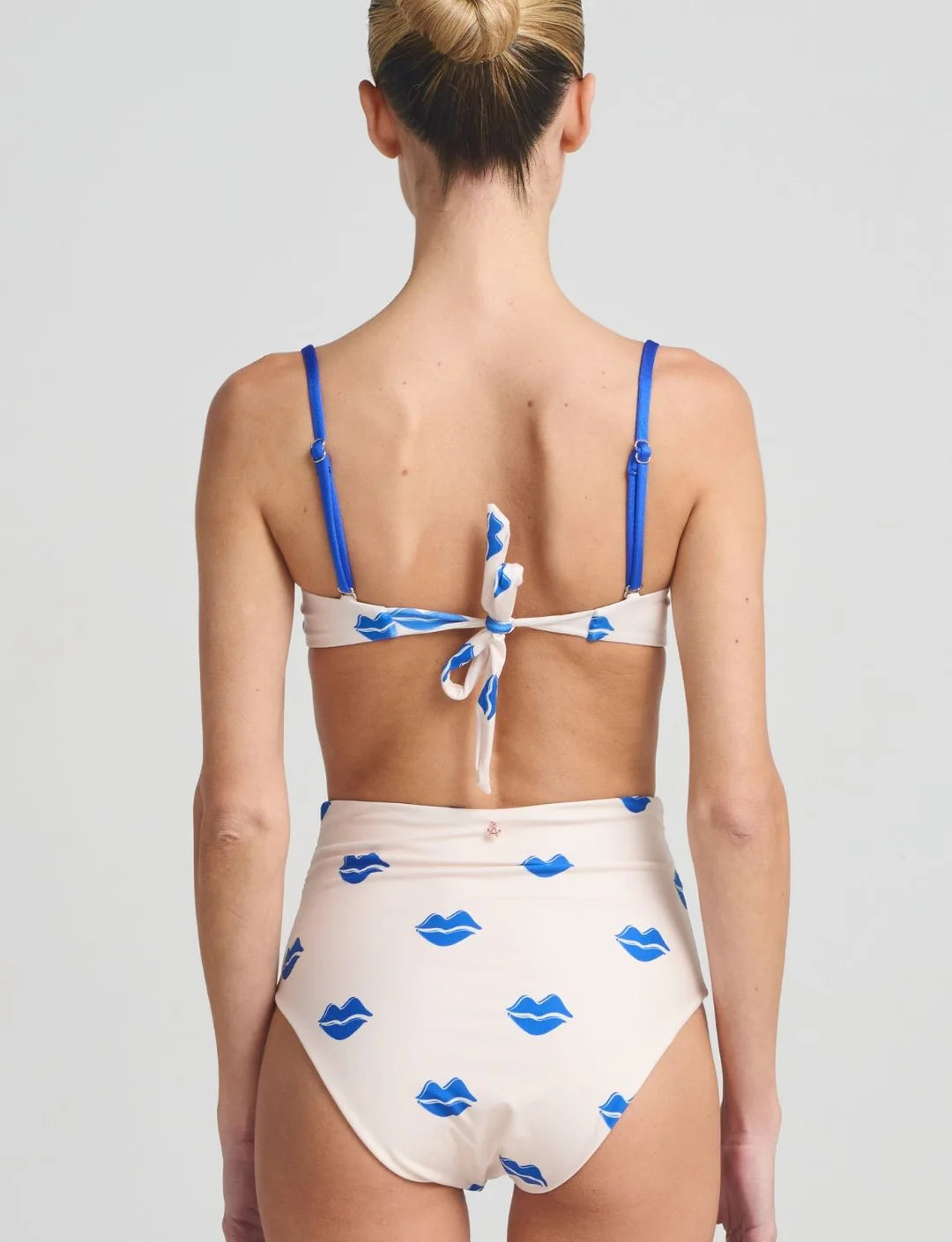 LUNARA BIKINI HIGH WAIST BLUE