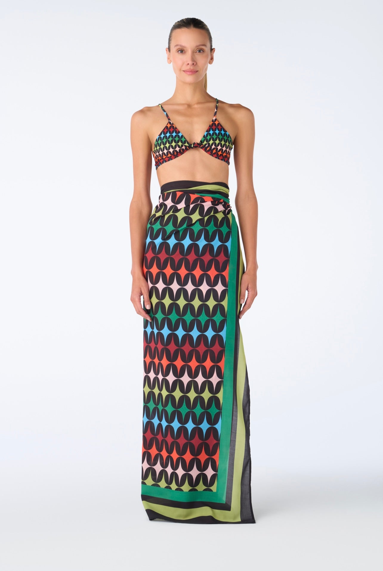 SUNSET TROPICS SARONG