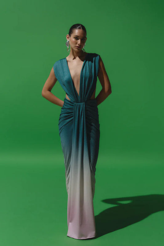 NIA MANTIS GREEN DRESS