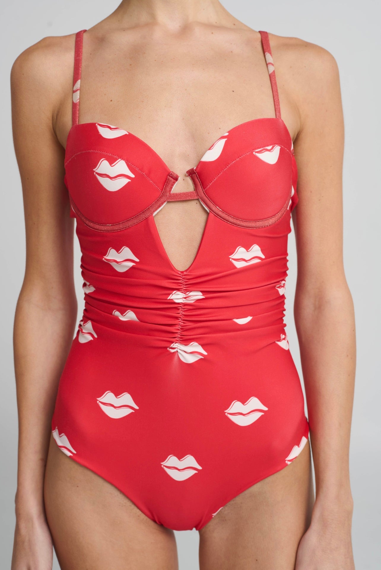 AZILE ONE PIECE RED