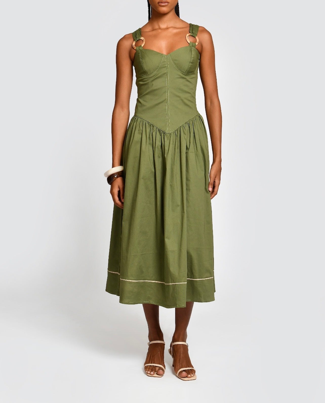 EVVA GREEN DRESS