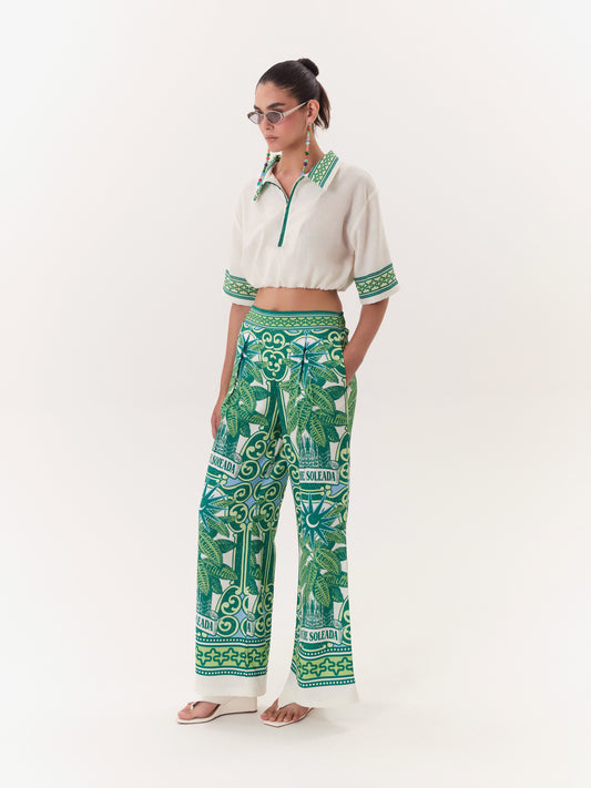 SOLAR PANT GREEN