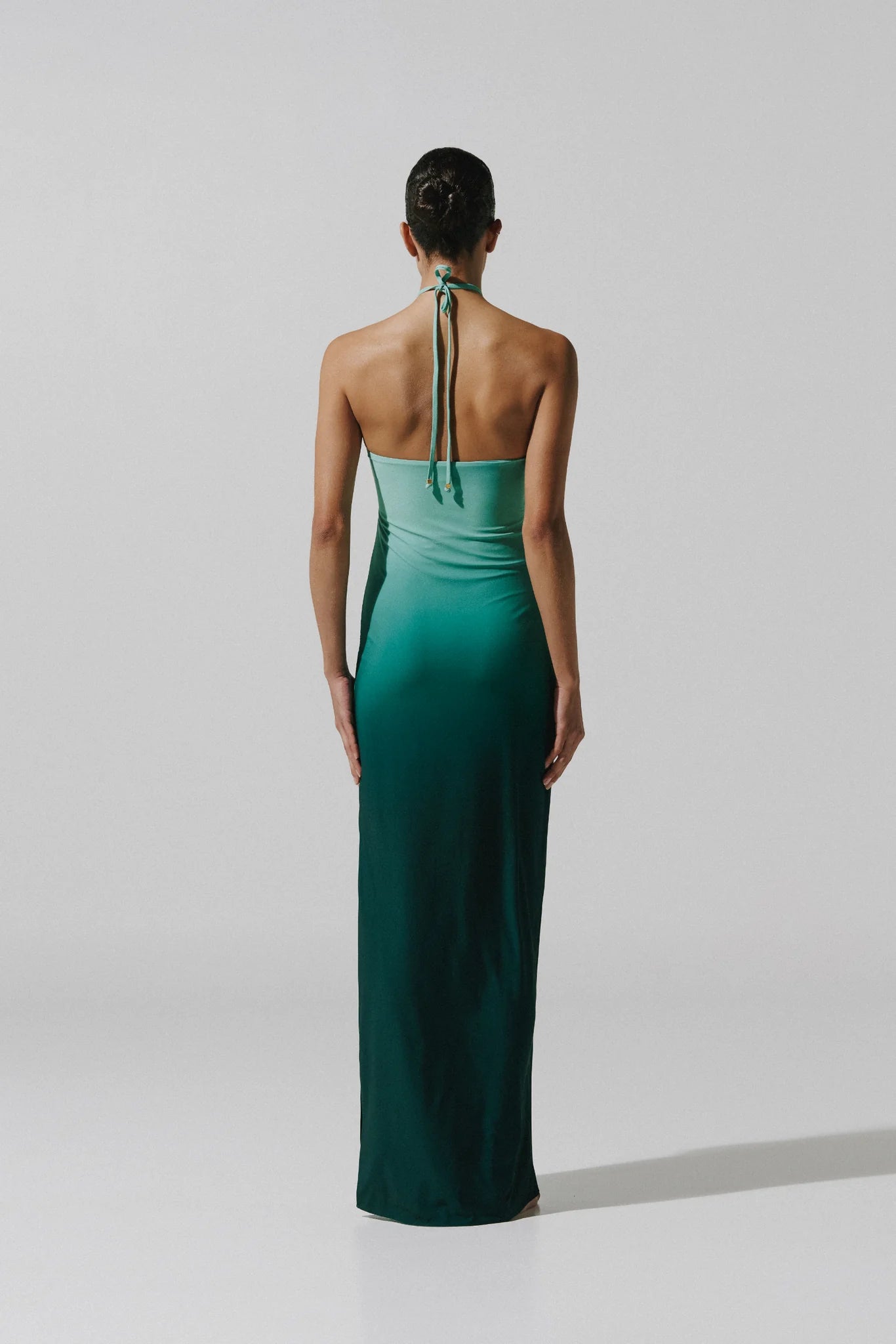 BARI GREEN LAGOON MAXI DRESS