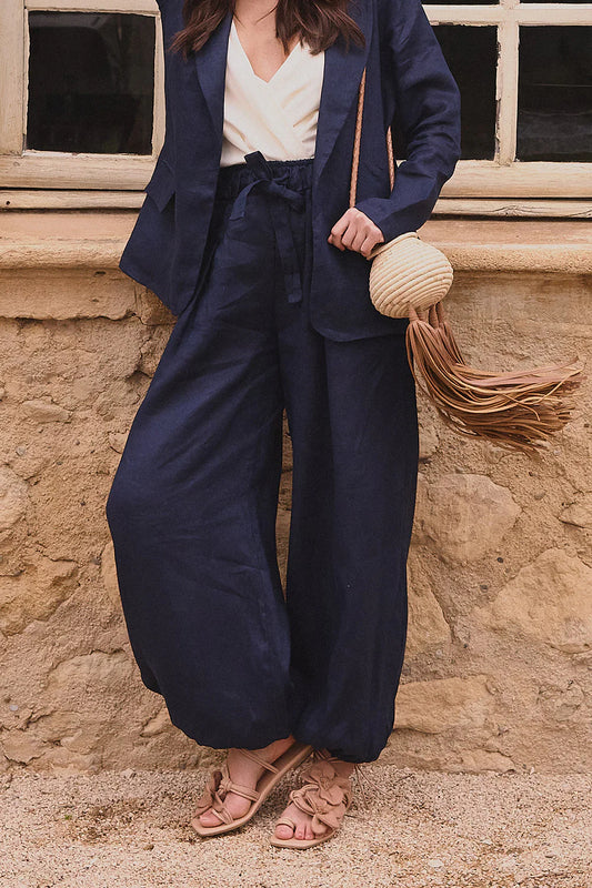 PAOLO PANTS NAVY BLUE