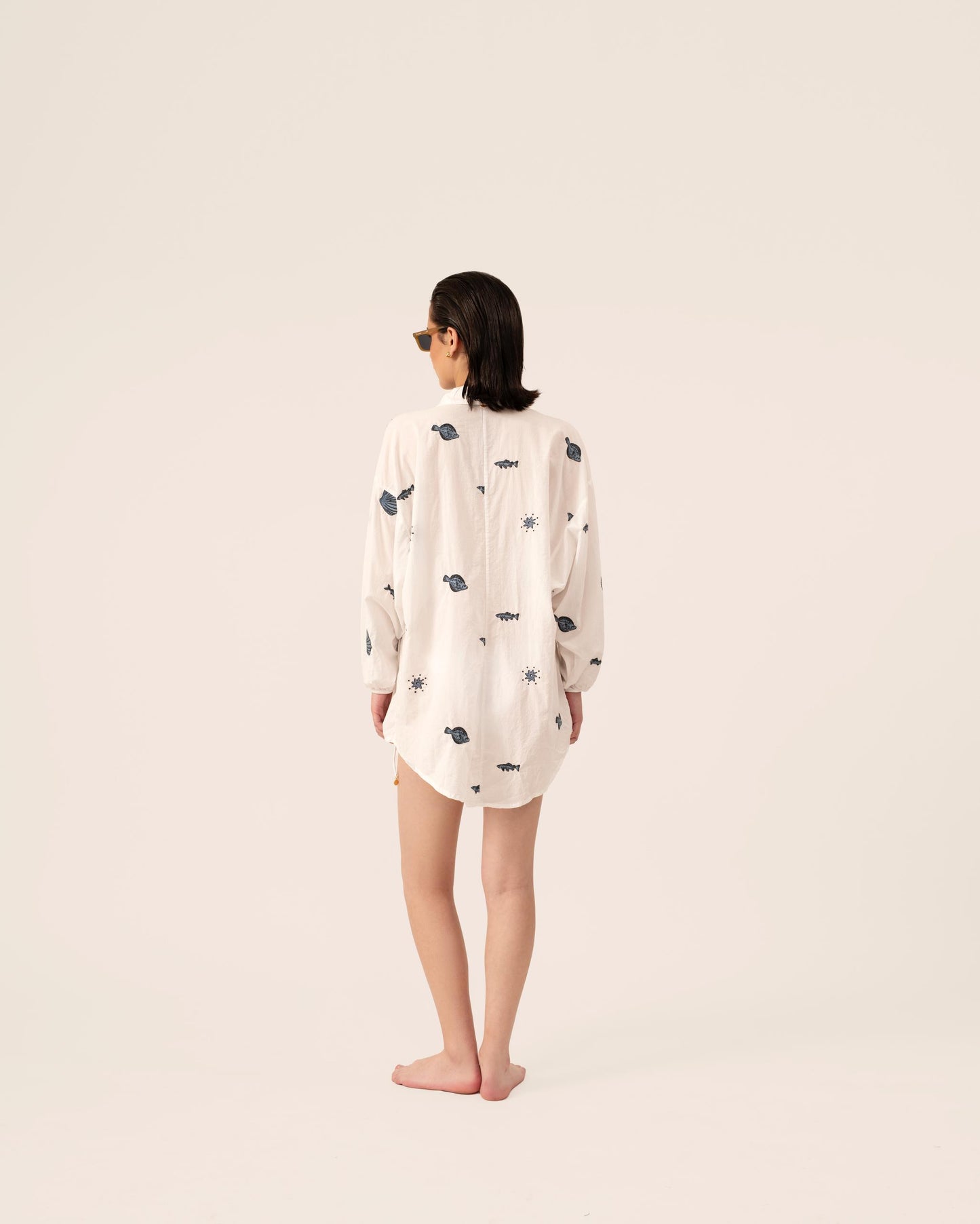 SEA SHELL WHITE SHIRT