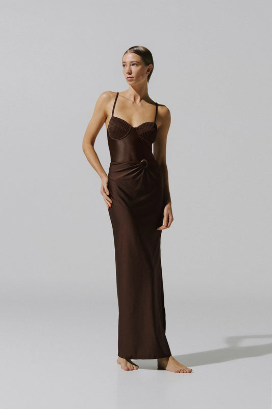 ZUR CACAO MAXI SKIRT