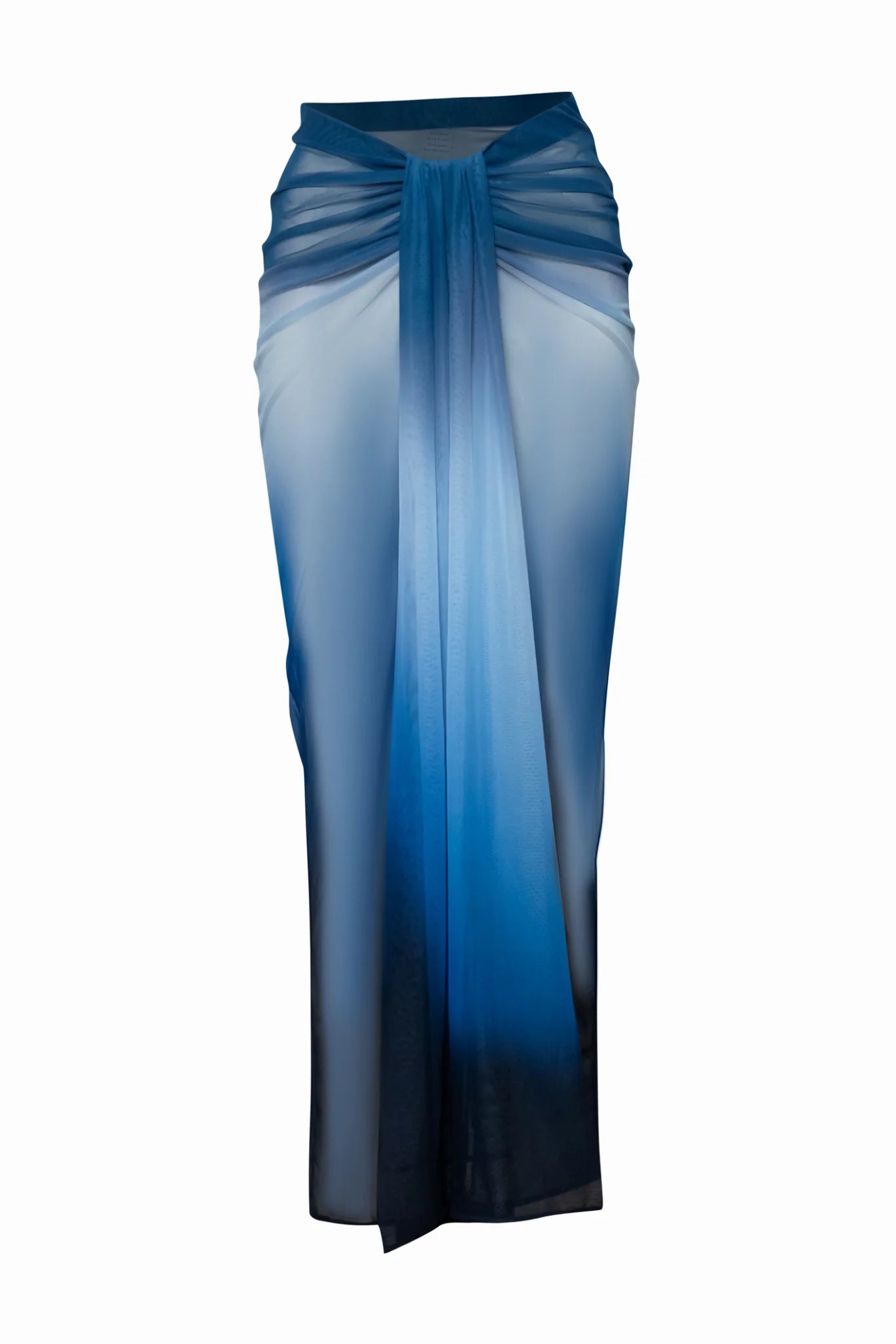 NIA MARINE BLUE MAXI SKIRT