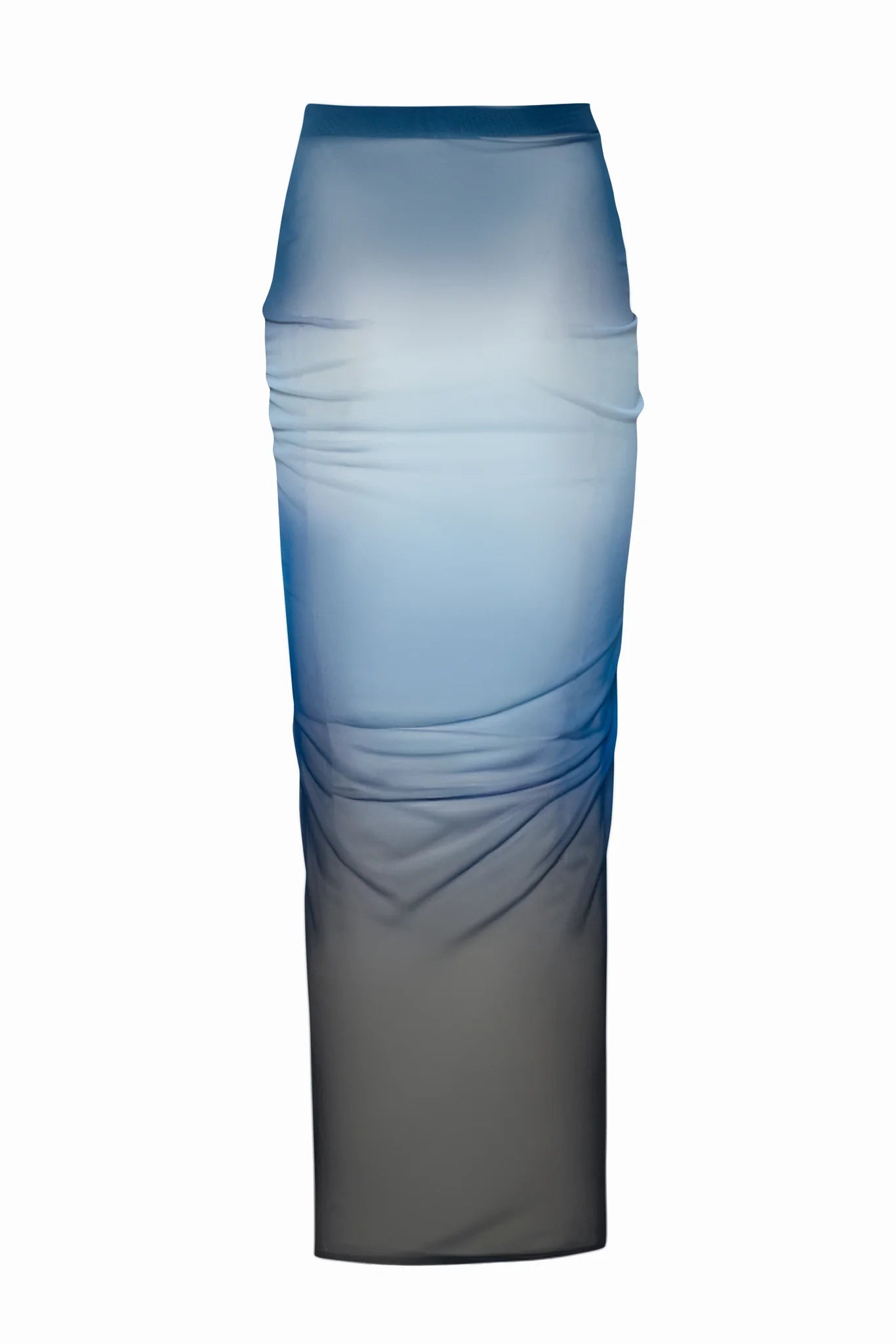 NIA MARINE BLUE MAXI SKIRT