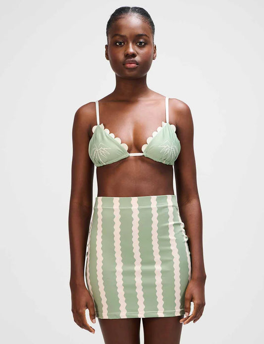 AURE GREEN SKIRT