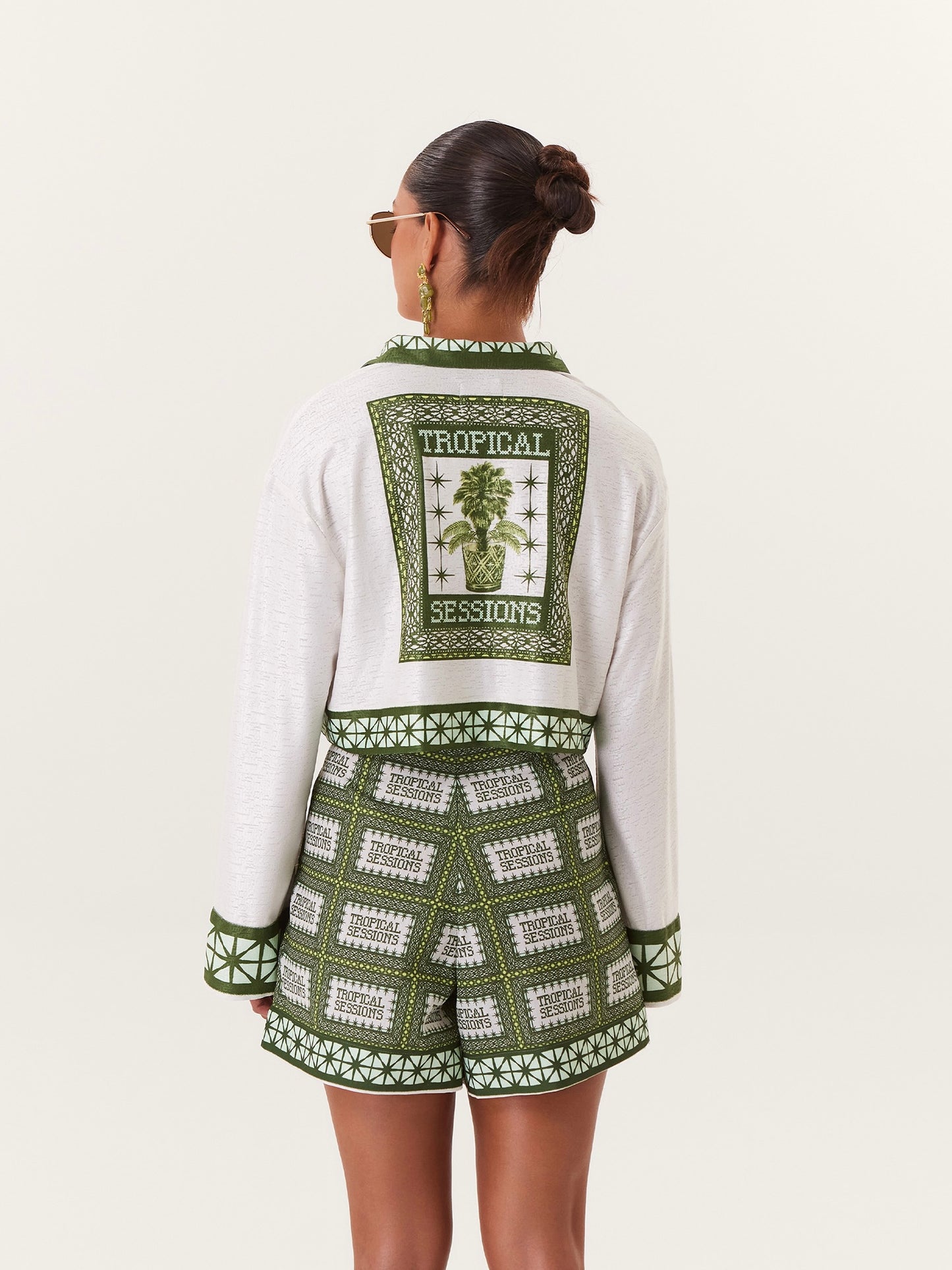 TROPICAL SHORTS GREEN