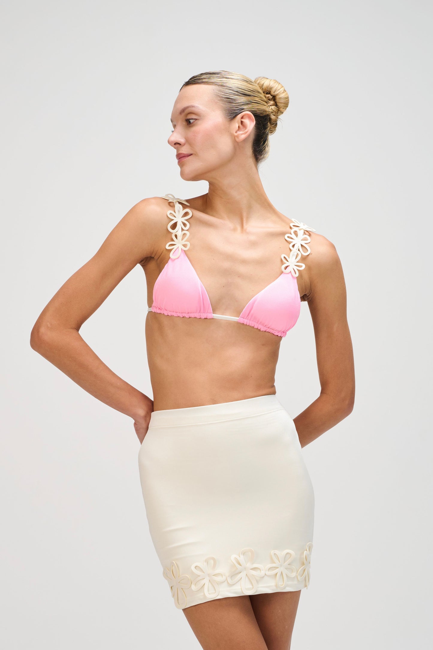 FLORI BIKINI PINK LOW WAIST