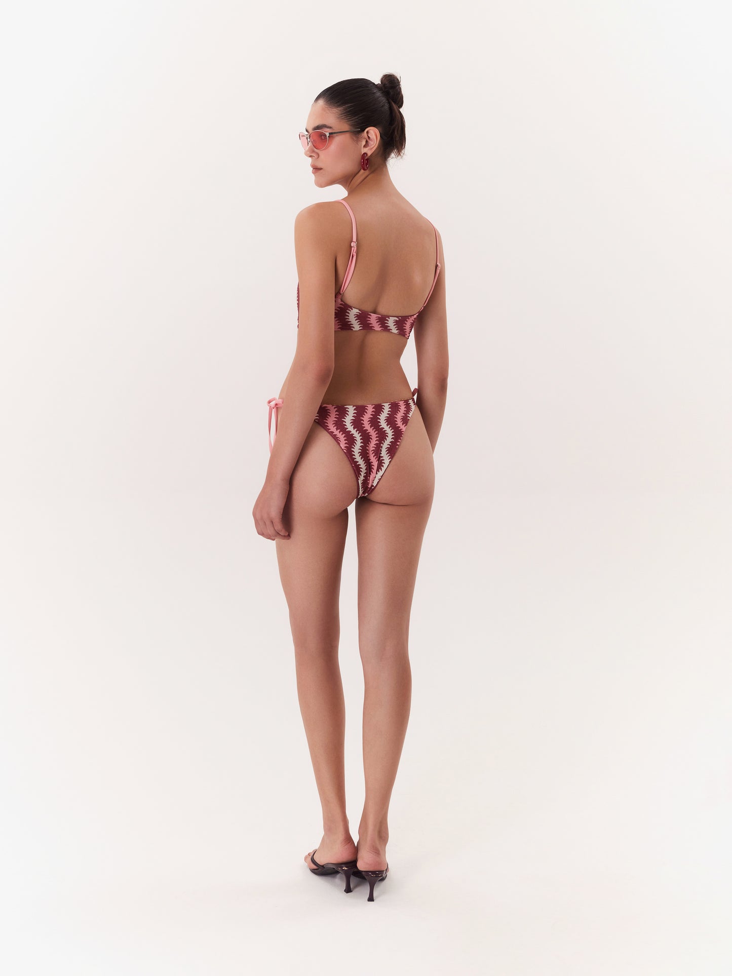 SOLAR STRAIGHT BIKINI WINE