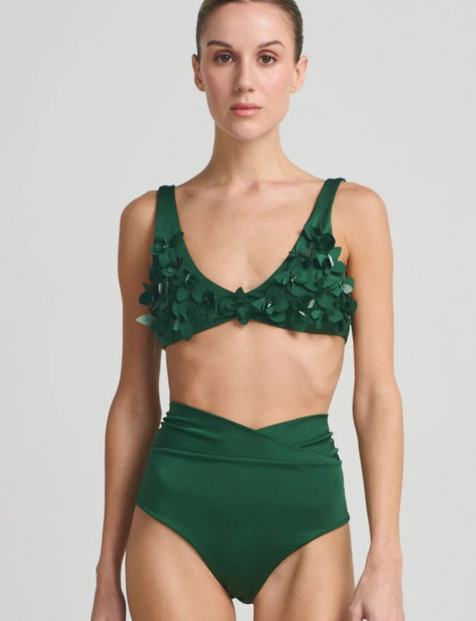 AULEA BIKINI HIGH WAIST GREEN