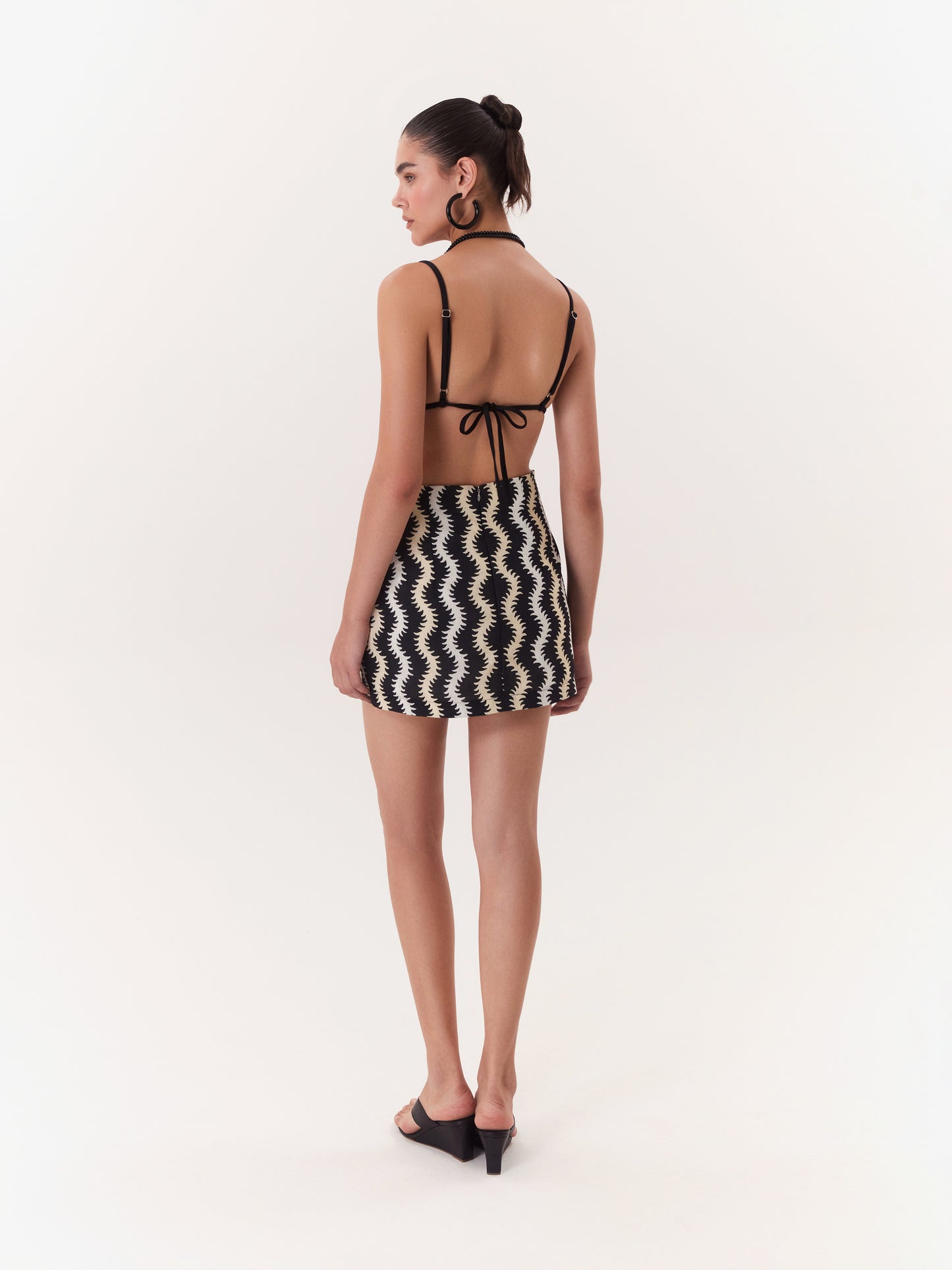 SOLAR MINI SKIRT BLACK