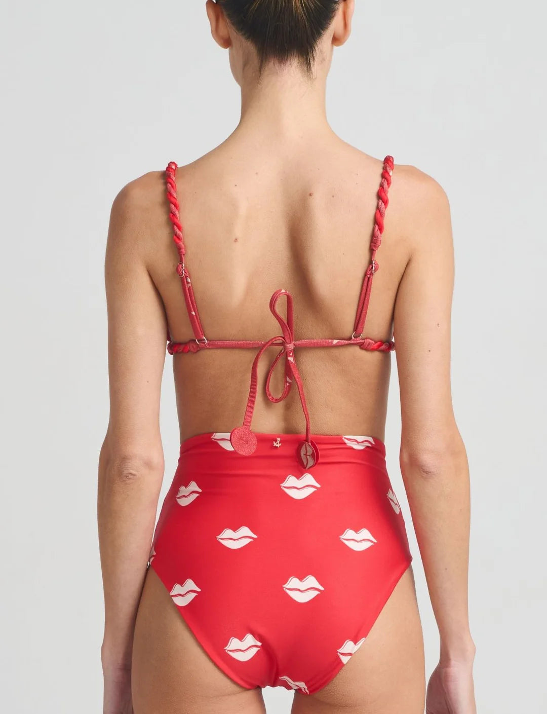ZEPHYRA BIKINI HIGH WAIST RED