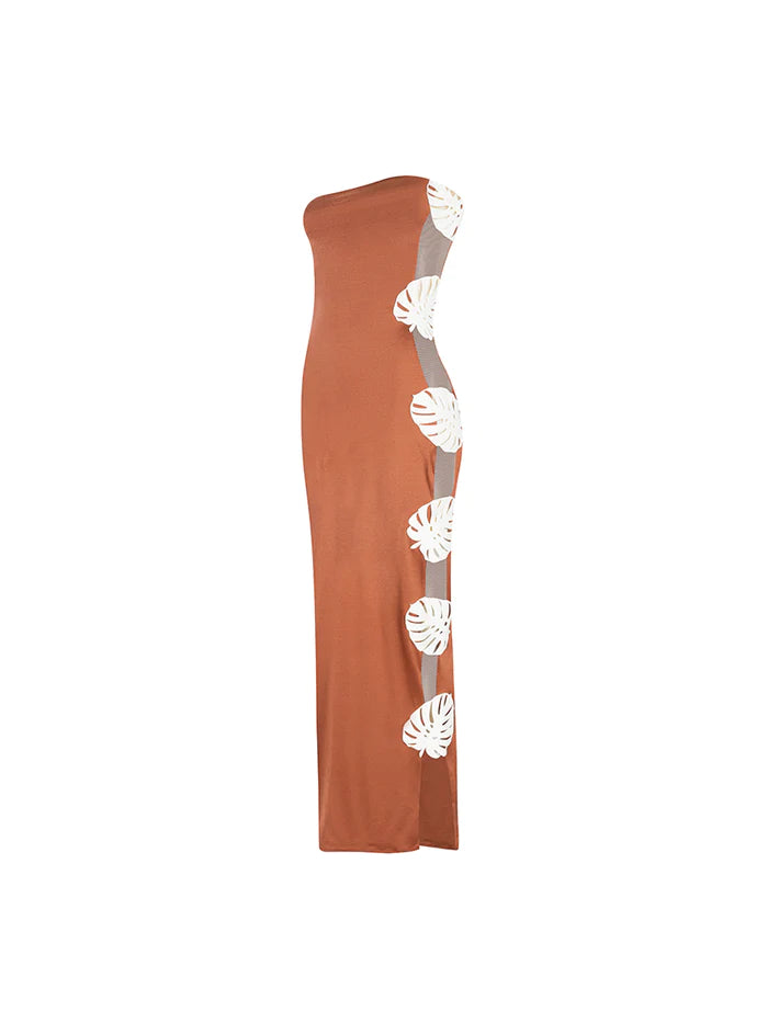 HOJA ROTA COFFEE DRESS