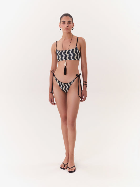 SOLAR STRAIGHT BIKINI BLACK
