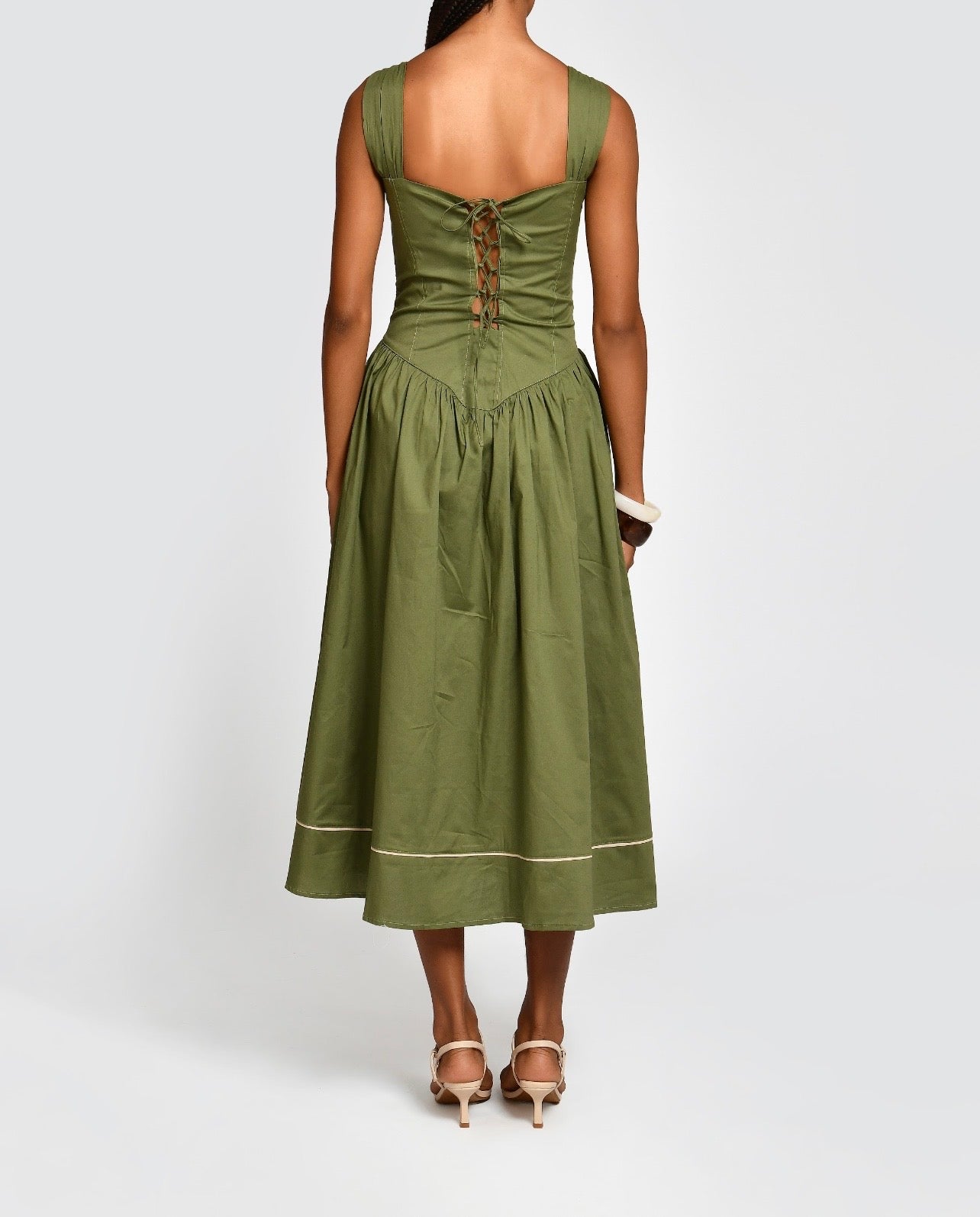 EVVA GREEN DRESS