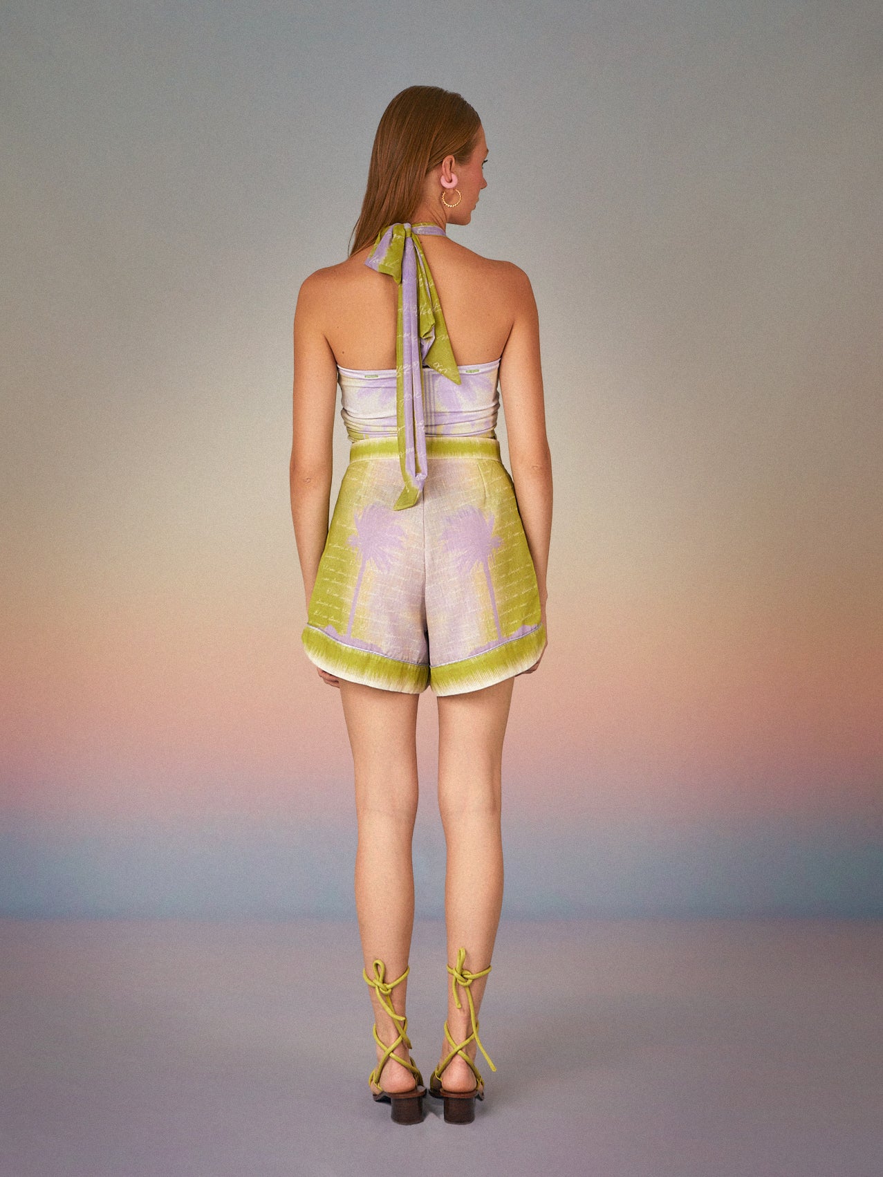 SOCIAL CLUB LIME SHORTS