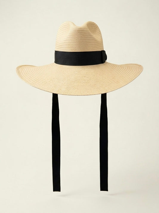 TOSCANA BLACK RIBON HAT