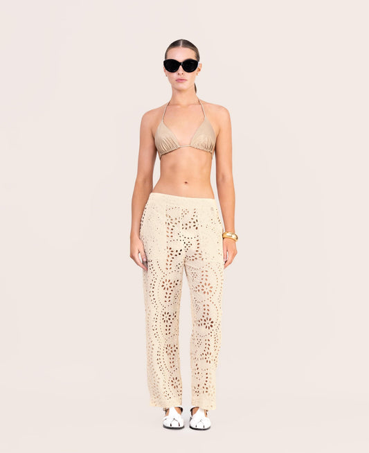 IVORY LACE PANTS