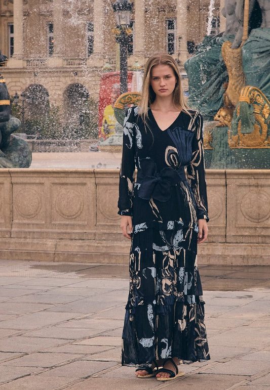 BRUMA DRESS & ORQUIDEA BELT