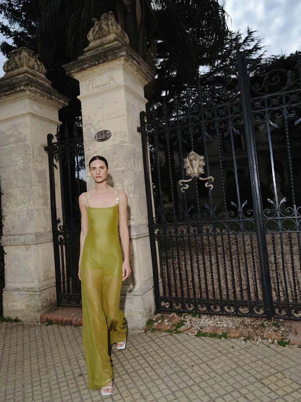 ETNA PISTACHIO DRESS