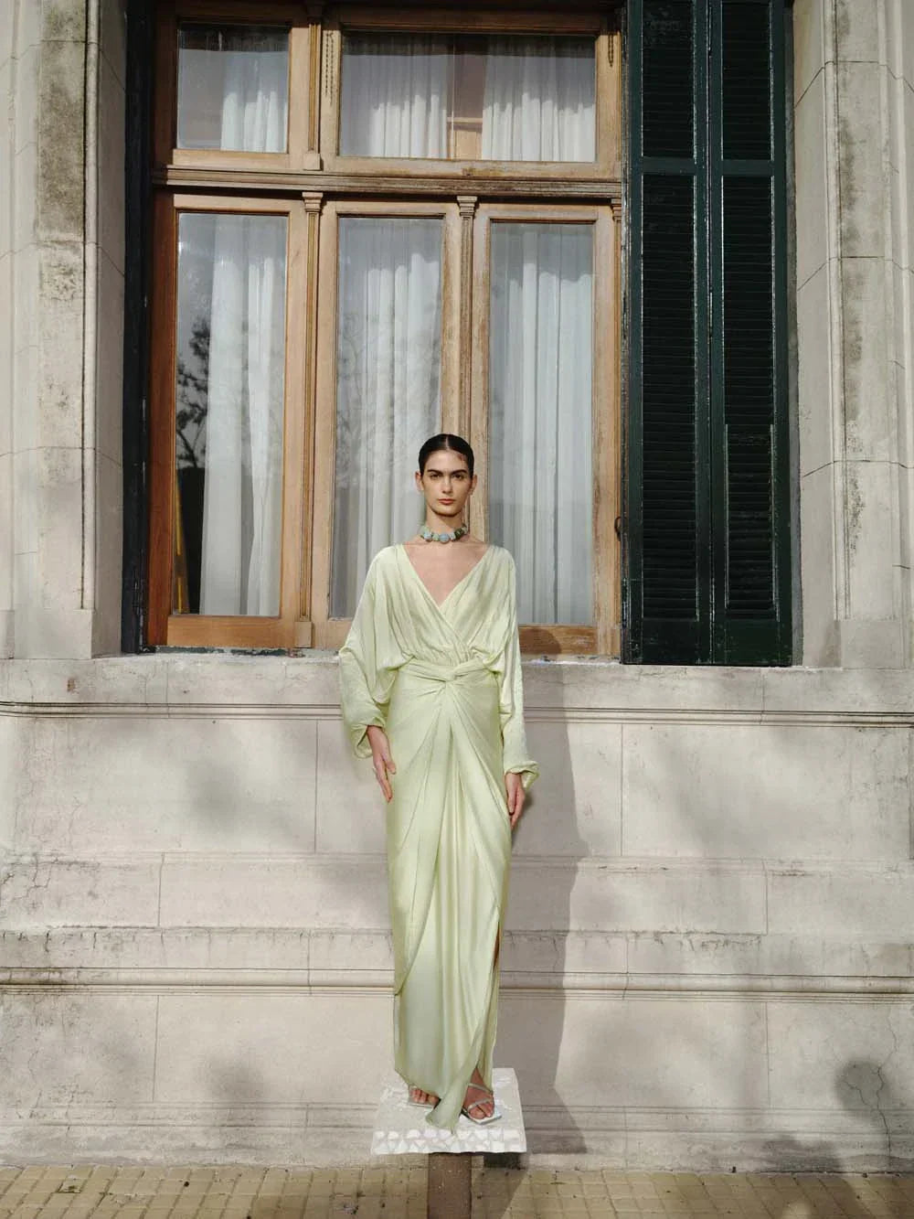 ALEXA LIME DRESS