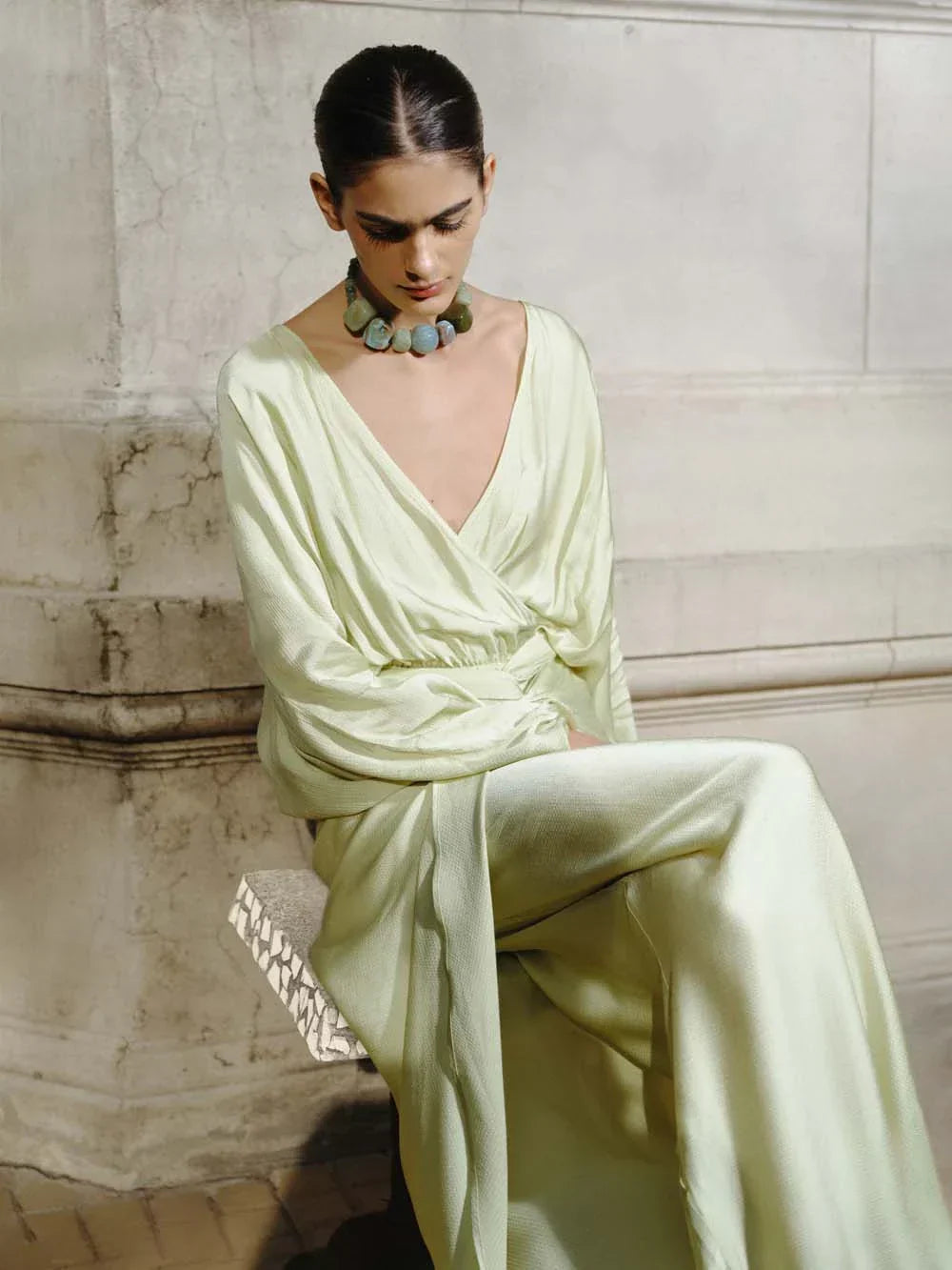 ALEXA LIME DRESS