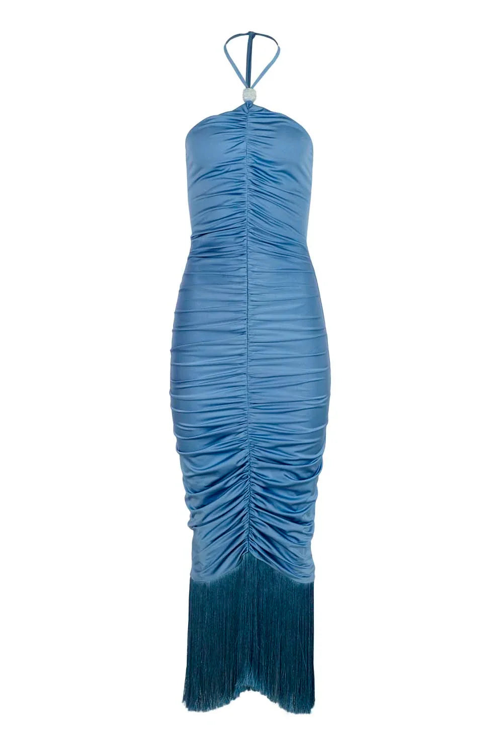 ZOE PLATED DRESS