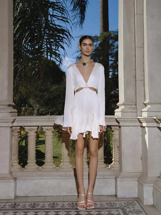 MANOLA COCONUT CREAM DRESS