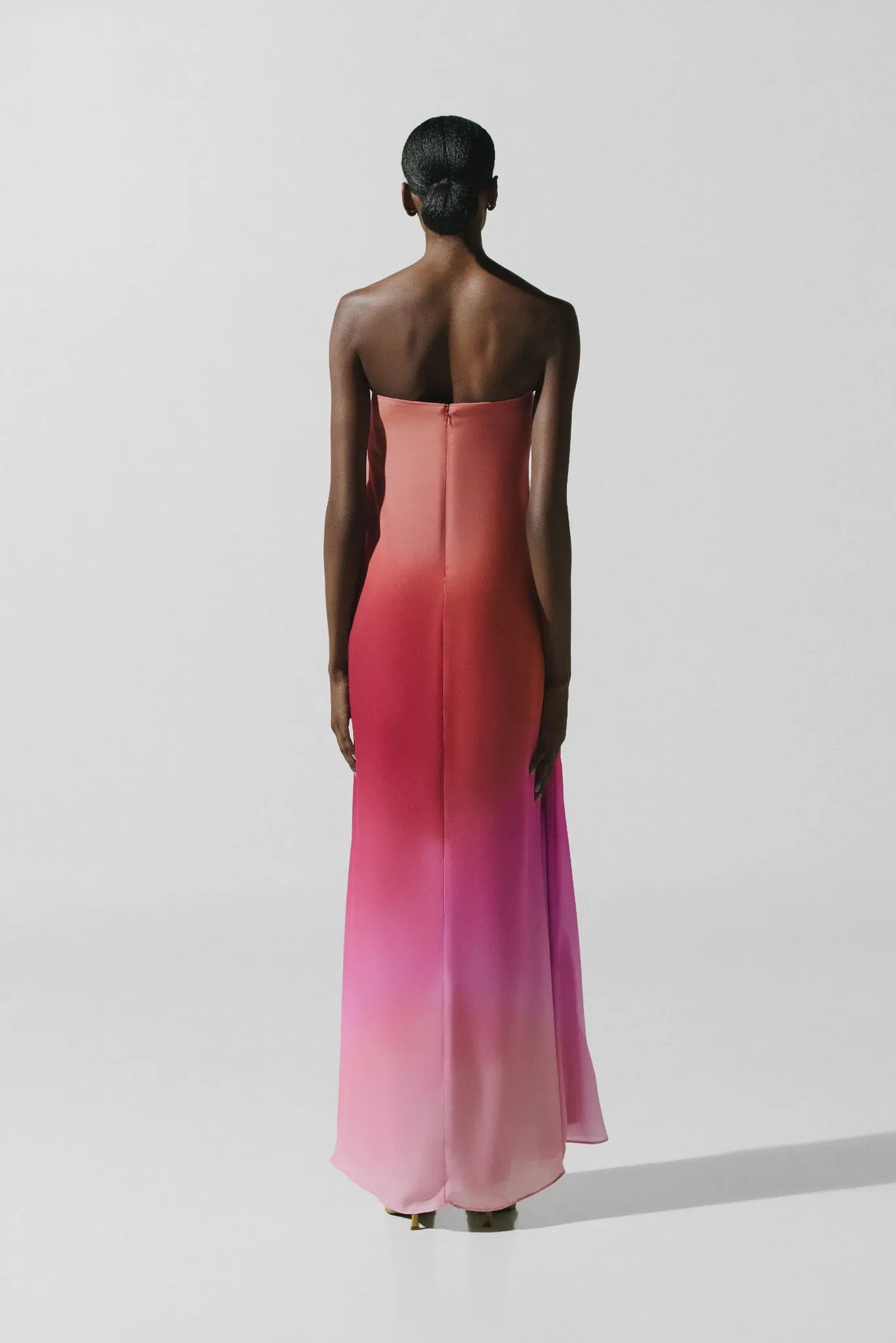 NARA MAXI ARANCIA DRESS