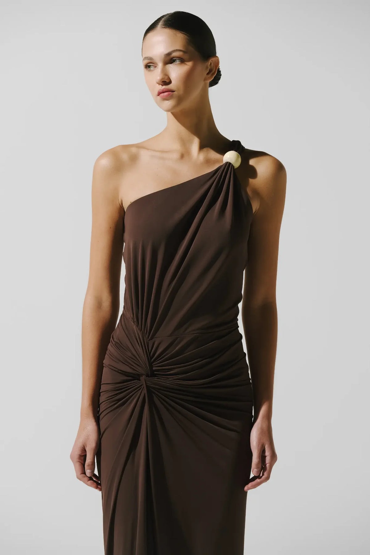 CANOA BROWN MAXI DRESS