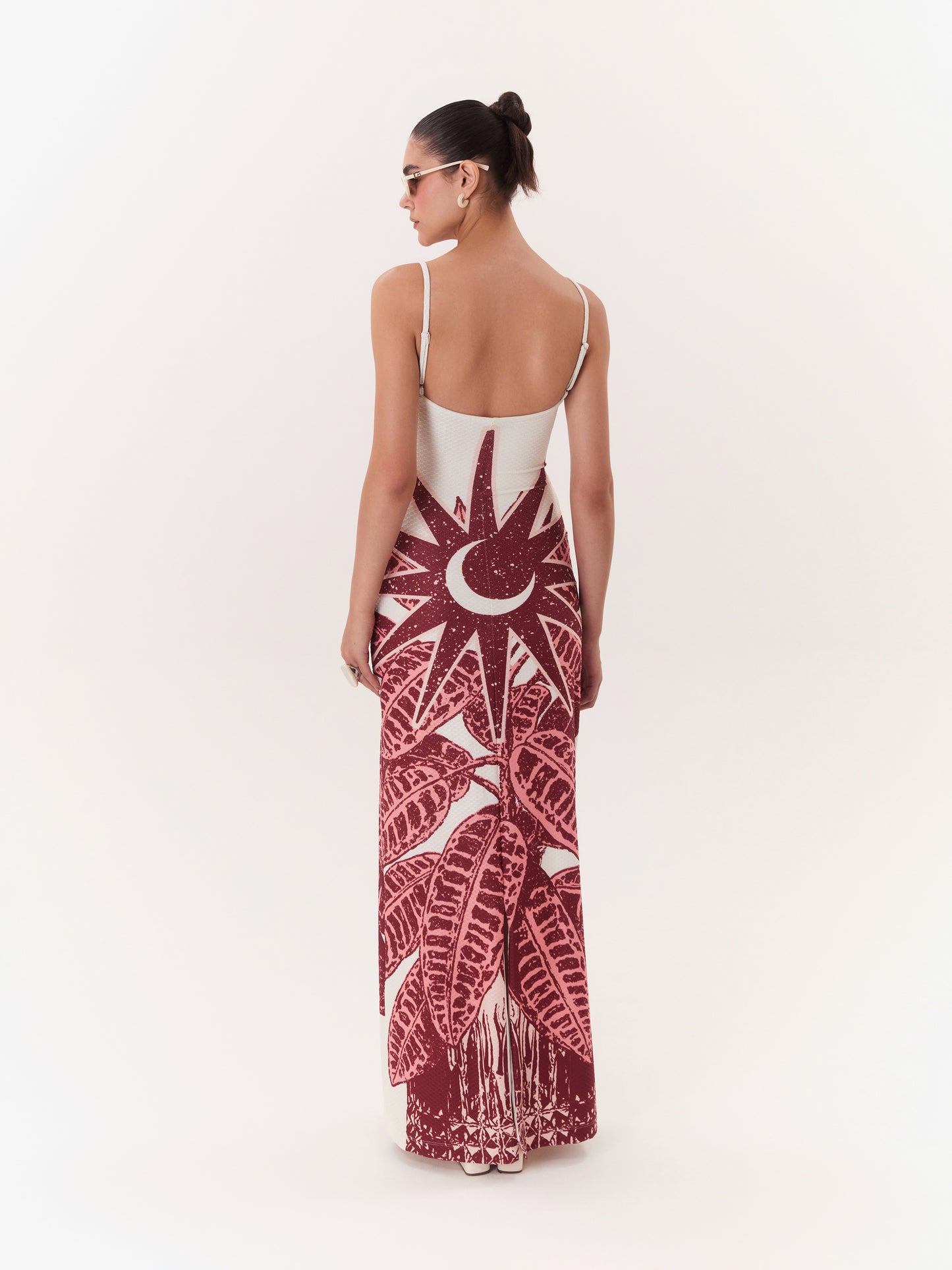 SOLAR STRAIGHT MAXI DRESS WINE