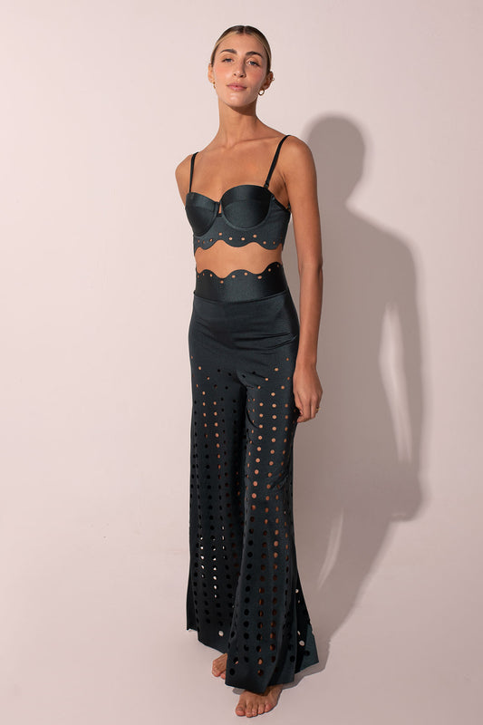 MISS ICONIC MAXI PANTS EMERALD
