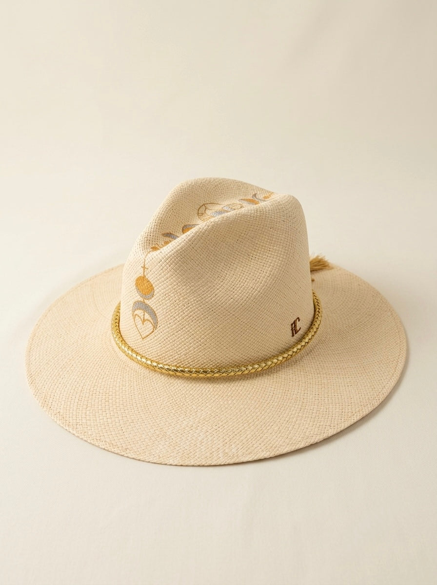 NATURAL WITH TATTOO HAT