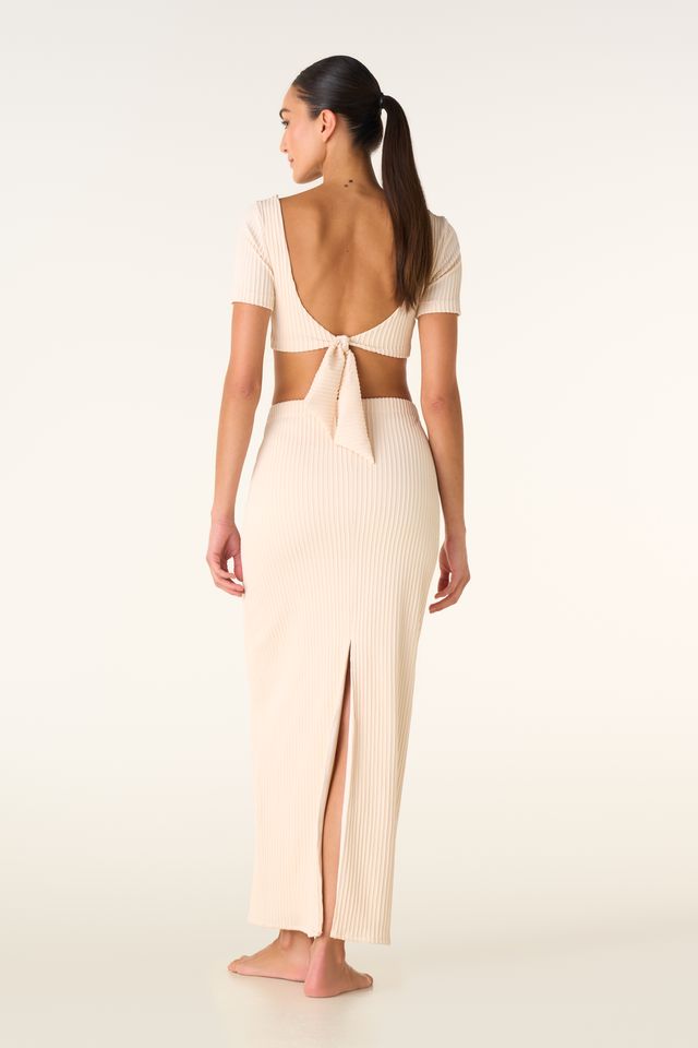 CLOE SHELL IVORY SKIRT