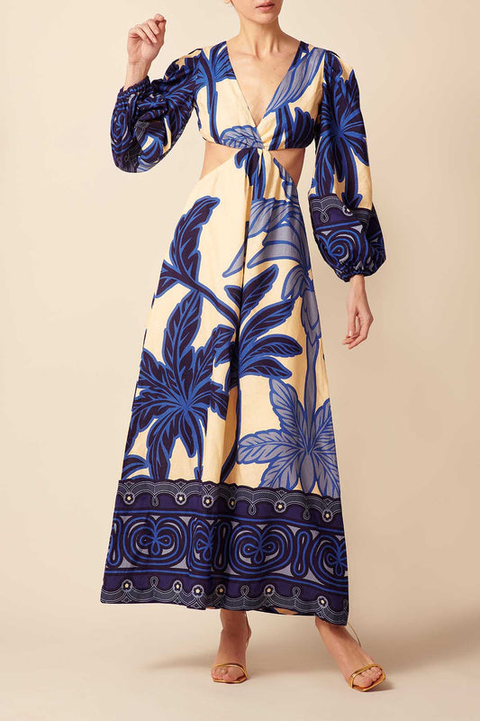 MEZQUITA DRESS RAVANEA BLUE