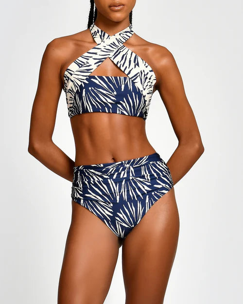 PAOLA SHELLS NAVY BIKINI