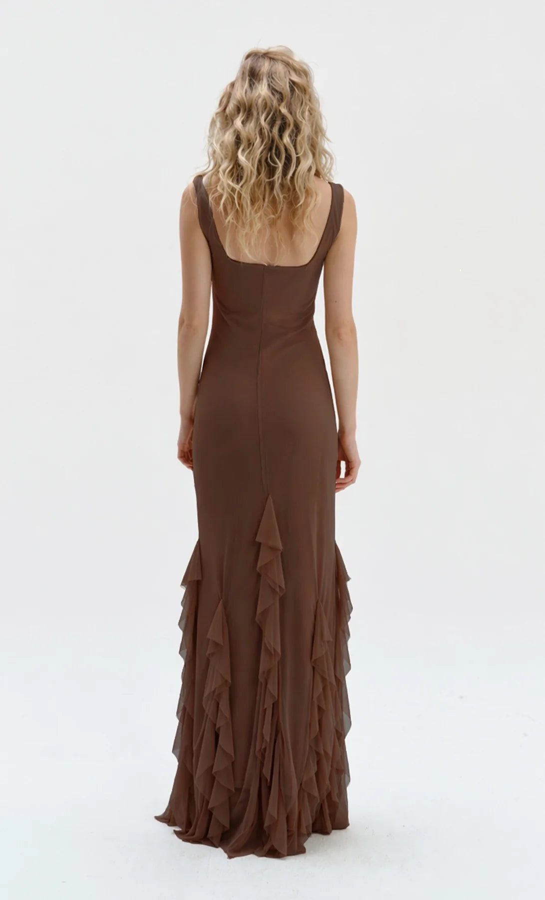 RADIANT CHOCOLATE MAXI DRESS